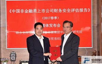 《中國(guó)非金融類(lèi)上市公司財(cái)務(wù)安全評(píng)估報(bào)告》發(fā)布